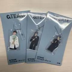&TEAM アクリルキーチェーン 3個セット
