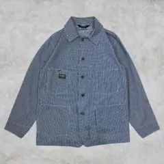 60s OshKosh ヒッコリーストライプ カバーオール ビンテージ USA製