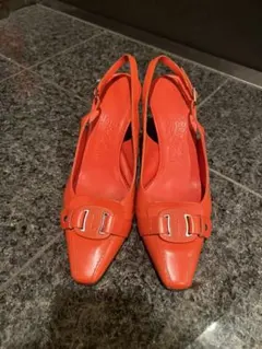 値下げ！サルヴァトーレフェラガモ♡美品　バックストラップヒール