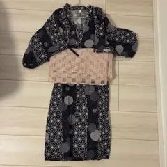 【最終値下】アプレレクール　麻の葉ドット浴衣