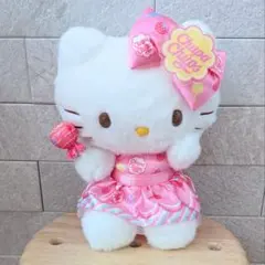 希少 サンリオ ハローキティ キティ ぬいぐるみ チュッパチャプス レア コラボ