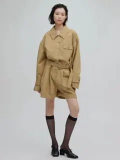 アメリヴィンテージ TRENCH LIKE SHORT ROMPERS