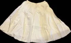 ungrid ホワイト フレアスカート Mサイズ