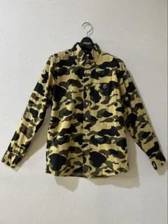 【A BATHING APE】アベイシングエイプ　迷彩柄長袖シャツ カモフラ