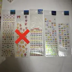 平成レトロ　サンエックス　シール 4枚