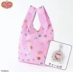 セボンスター ゴム付き折り畳みショッピングバッグ しまむら エコバッグ チャーム