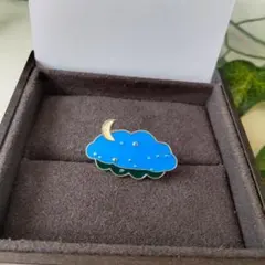 No.15夜のお月様 ピンズ ピン ブローチ