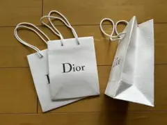 Dior ショップ袋 3枚セット ホワイト
