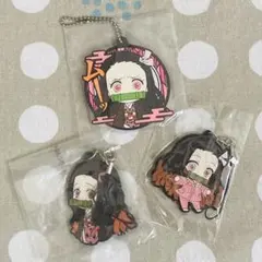 鬼滅の刃 ラバーストラップ マスコット竈門禰豆子 3個セット