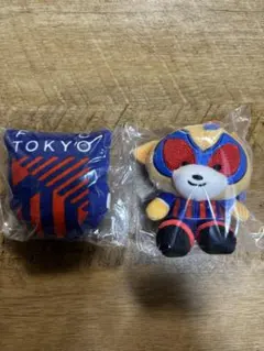 FC東京 ドロンパ ぬいぐるみ　エンブレムキーホルダー セット　にっこりーノ