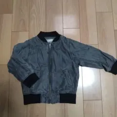 グレー MA-1ブルゾン 100cm