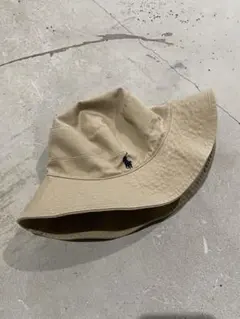 台湾製 old POLO GOLF バケットハット ベージュ S/M ラルフ