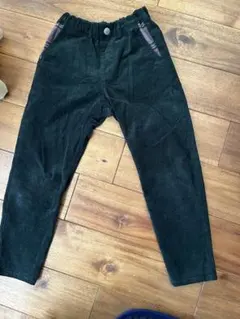 SLAP slipコーデュロイ長ズボン 120cm ダークグリーン