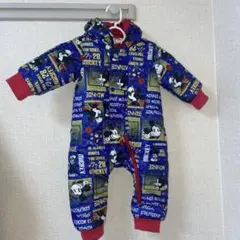 ミッキーマウス フード付きスキーウェア 90サイズ