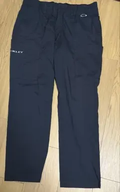 OAKLEY ゴルフパンツ センタープレス ロゴ刺繍 ストレッチ ポケット