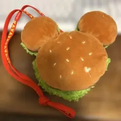 ディズニー ミッキー バーガー パスケース 定期入れ 小銭入れ ポシェット