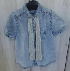 ＮIＣＥ　ＣＬＡＵＰ　デニムシャツ 半袖のサムネイル