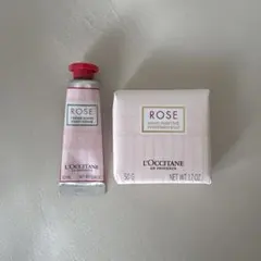 ロクシタン　ハンドクリーム　ソープ　ローズ