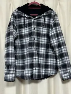 Nike フード付きチェックシャツ XXL