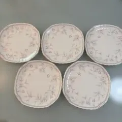 ナルミ　ケーキ皿　5枚　セット　NARUMI BONE CHINA 本体のみのサムネイル