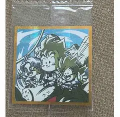 ドラゴンボール ステッカー 孫悟飯＆トランクス＆孫悟天 WRR