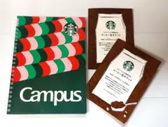 未使用 スタバ福袋 2026 コーヒー豆チケット 2枚とキャンパスノート