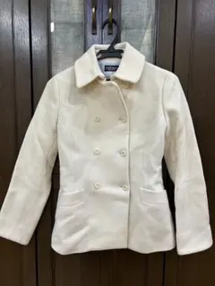 【M】ウールコート白ジャケットNewYorker KAZZOC ニューヨーカー