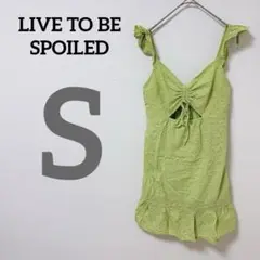 LIVE TO BE SPOILED 【S】 キャミソール カットアウト 可愛い