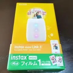 【新品】instax mini link3 フィルム10枚付き