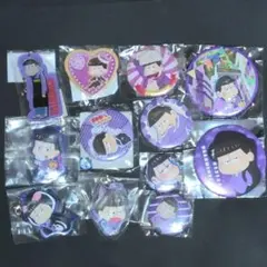 おそ松さん 缶バッジ アクキーラバスト一松 フェス テレ ハート まねきねこ
