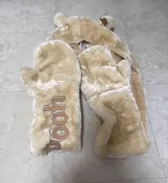 マフラー フリー プーさん ディズニーランド ファンキャップマフラー 手袋