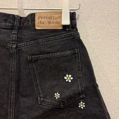 W.W.G. ブラックデニムショートパンツ