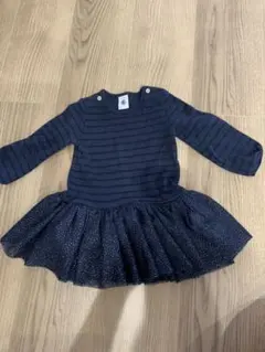 美品　プチバトー ノエル　ワンピース　74cm