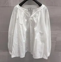 6(ROKU) 定価1,9万　ギャザーブラウス　コットン　ユナイテッド アローズ