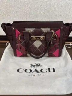 COACH パッチワークレザーバッグ