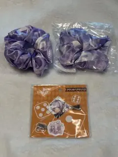 いれいす 初兎 アクリルヘアクリップ ＆ シュシュ セット