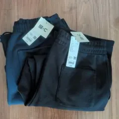 UNIQLO C 超人気スウェットワイドパンツ 2色セット Lサイズ