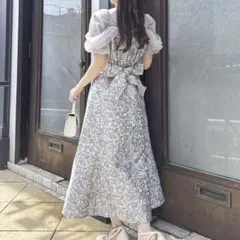 rienda クロップドシャツセットベアワンピース - メルカリ