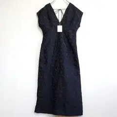 新品 タグ付き SOUAIRE バタフライジャガードワンピース 左近鈴乃のサムネイル