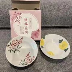たち吉 招福花実 ペア小鉢 市川園オリジナル