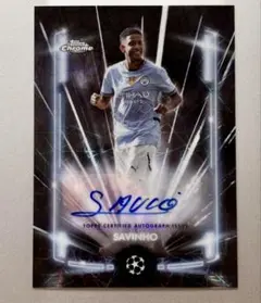 2024-25 Topps サヴィーニョ 直筆サイン　マンチェスター・シティ