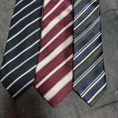 ネクタイ　3本セット　就活使用可