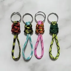 パラコード　キーリング　4点セット