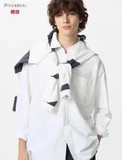 JWA オックスフォードオーバーサイズシャツ ホワイト L