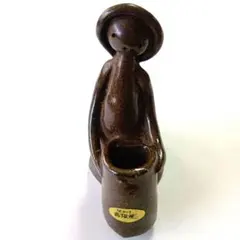 黒さつま　人形型置物 爪楊枝