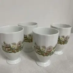 九谷焼　カップ4個セット