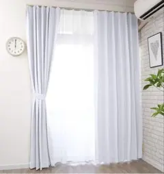 curtain-fabfun 230㎝丈 カーテン 遮光 2枚組 仕切り　省エネのサムネイル