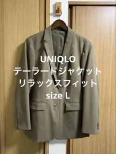 極美品 24年モデル ユニクロ テーラードジャケット リラックスフィット L