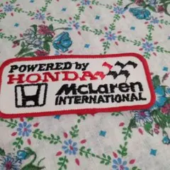 HONDA　McLaren　刺繍ワッペン　ビンテージ