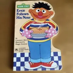 [レトロ洋書絵本] Ernie Follows His Nose シェイプブック